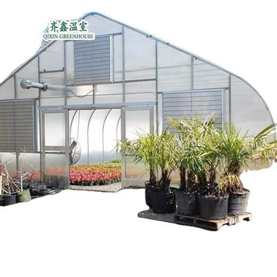 Invernaderos pequeños para jardines con doble capa y caja de control automática
