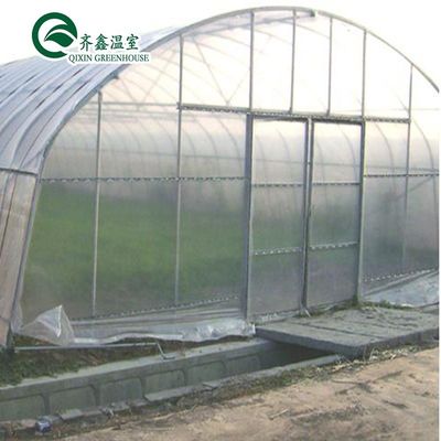 Estructura de acero de aluminio galvanizado en caliente Túnel agrícola Invernadero para verduras