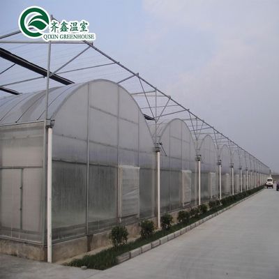 Material de cubierta de la hoja de PC Invernadero agrícola de varias extensiones para el cultivo de hortalizas