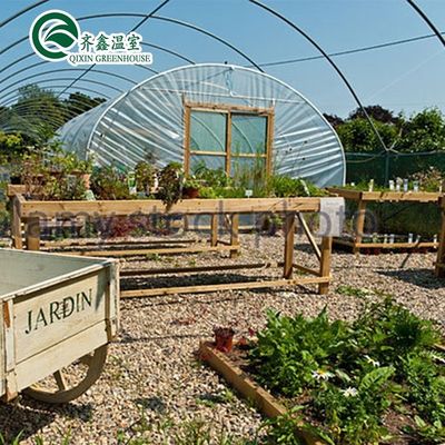 Invernaderos pequeños para jardines con doble capa y caja de control automática