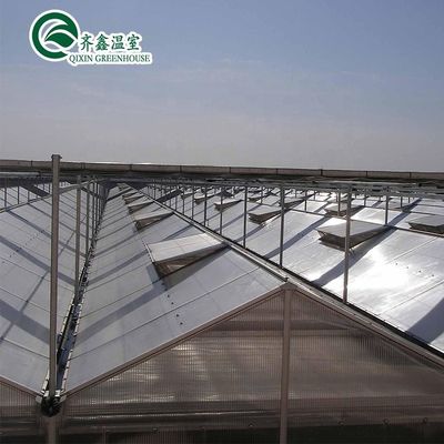 3.8m-9.8m Alturas de la cresta Invernadero solar de vidrio para los requisitos del cliente